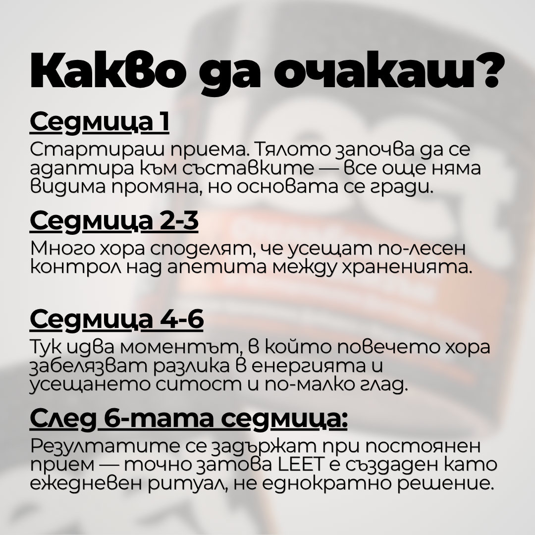 LEET Метаболизъм - дъвчащи бонбони за контрол на апетита