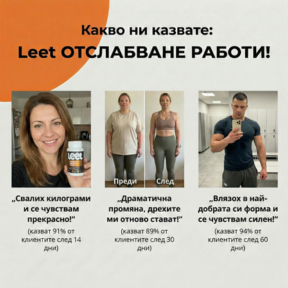 Leet Метаболизъм и Отслабване - 30 капсули