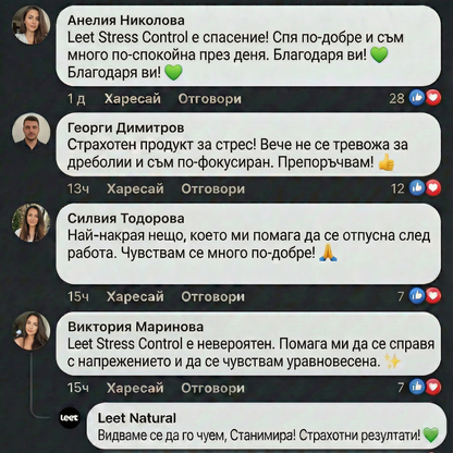 Leet Stress Control & Relief - 30 капсули