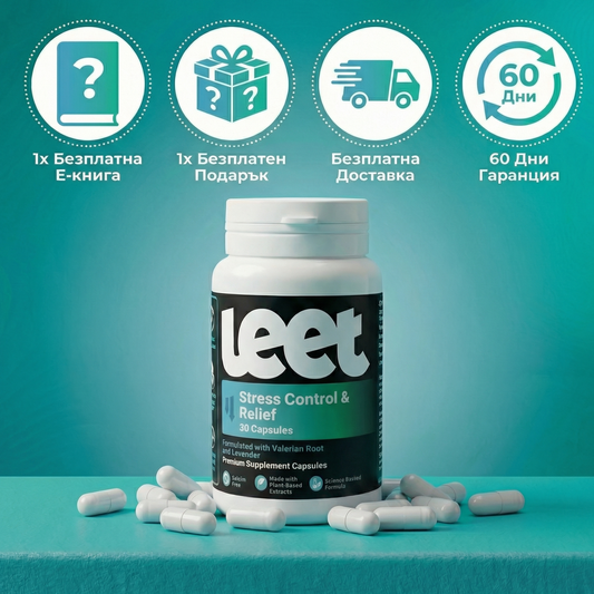 Leet Stress Control & Relief - 30 капсули